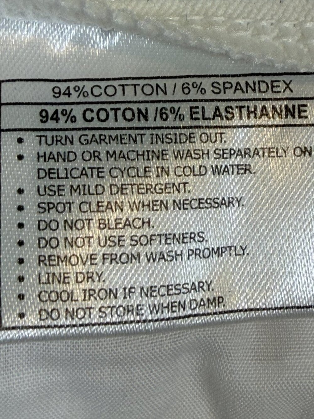 NWT ARIAT Fairfax Full Seat Equestrian Riding Breeches White 36R - Picture 15 of 15